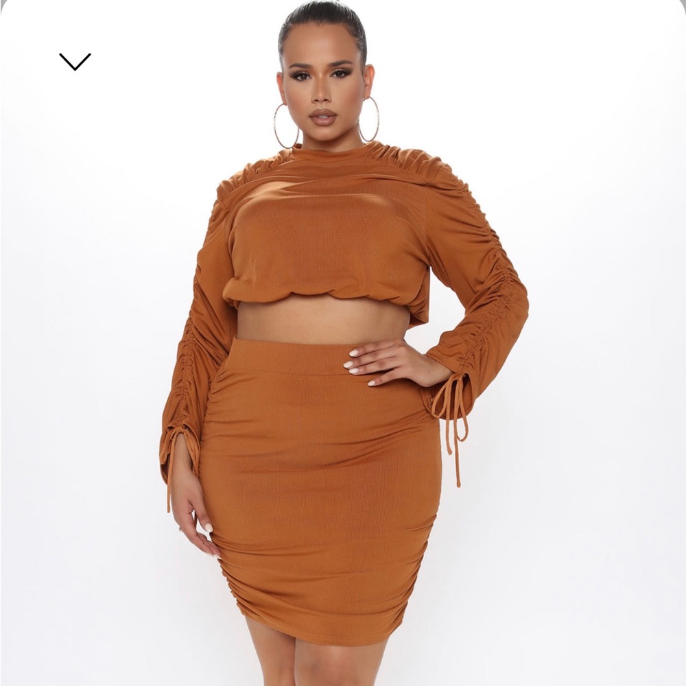 Fashion Nova Mini Skirt Set